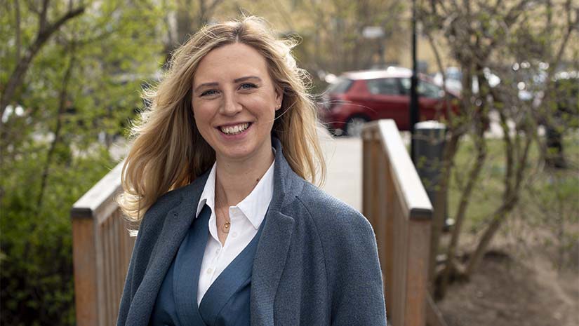 Lina Karlsson utomhus