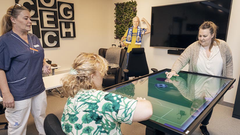 Gittan Johansson, Stina Nordinge och Caroline Lager