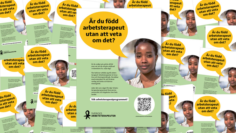 Kollage av små bilder på affischen